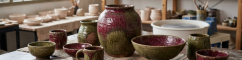 ظروف سفالی لعاب‌دار دستساز؛ زیبایی هنر دست در دکوراسیون خانه Handmade Glazed Pottery: A Guide to Beautiful Handmade Ceramic Decor